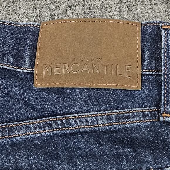 J Crew Mercantile Jeans Size 26 Blue Denim Straight Skinny Medium Wash - Picture 4 of 9